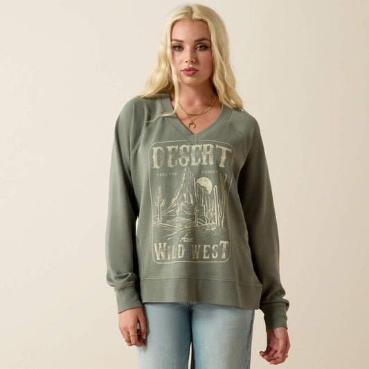 Ariat Victoria Sweatshirt-Sea Spray