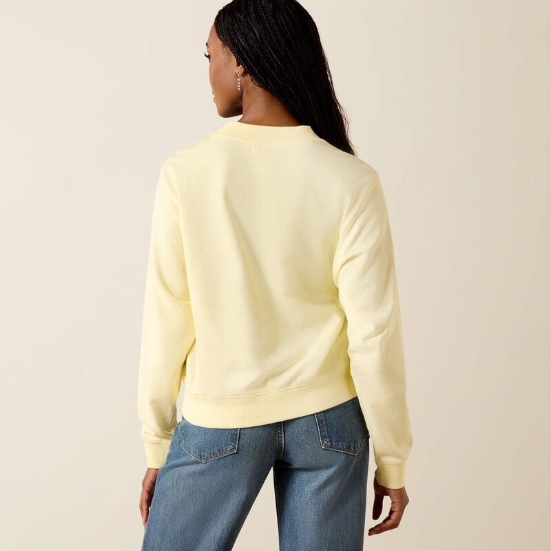 Essential Crew Sweatshirt-Pear Sorbet