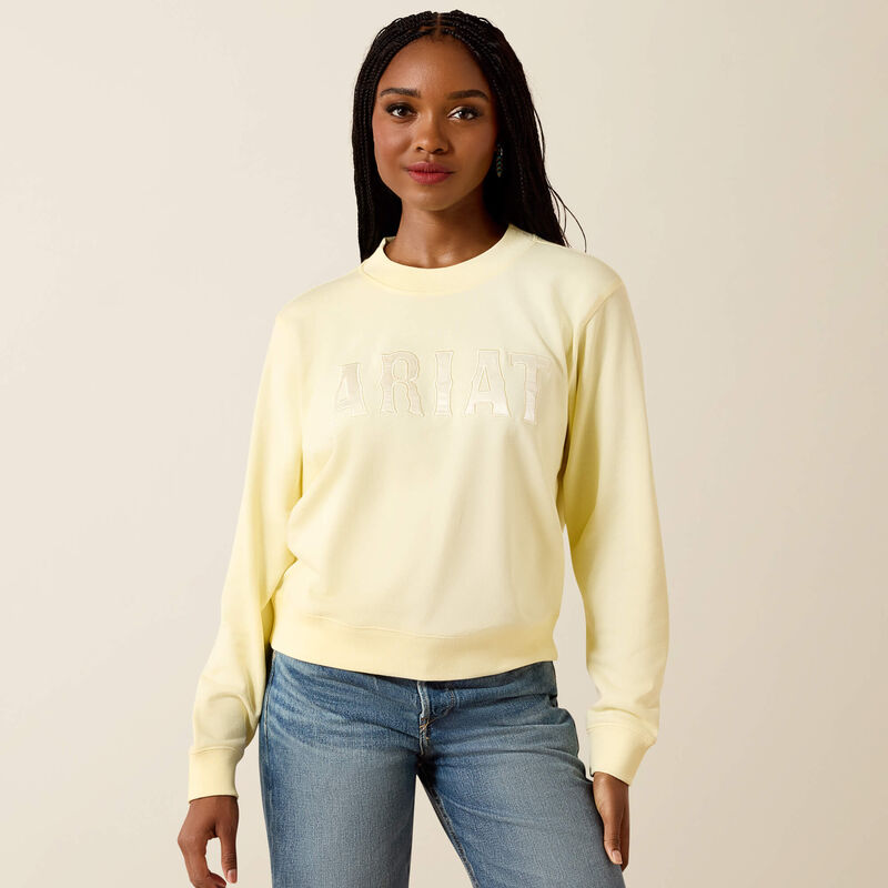Essential Crew Sweatshirt-Pear Sorbet