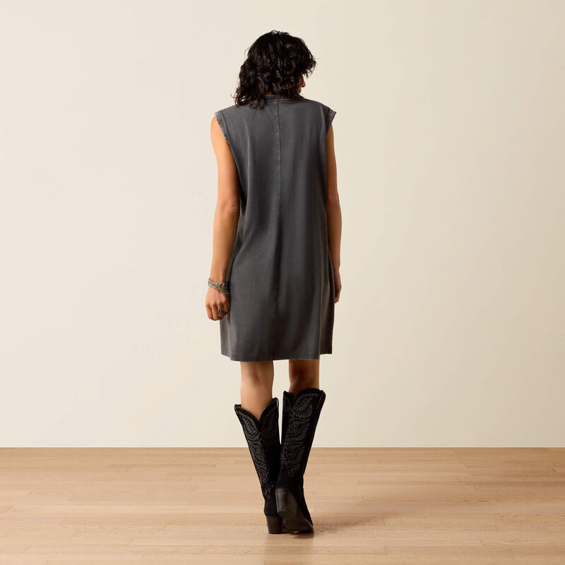 Jordan Dress/CHARCOAL MINERAL WASH