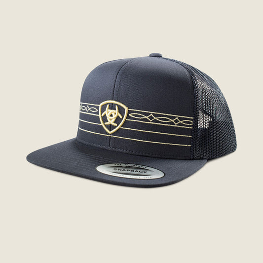 Boot Stitch Cap-Navy