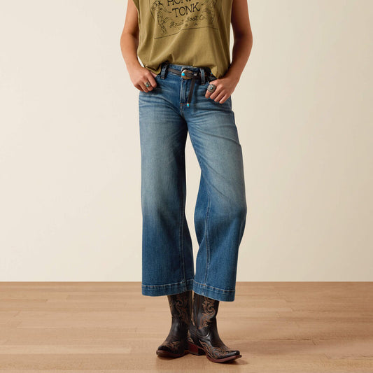 Perfect Rise Jazmine Wide Leg Crop Jeans-ALBUQUERQUE
