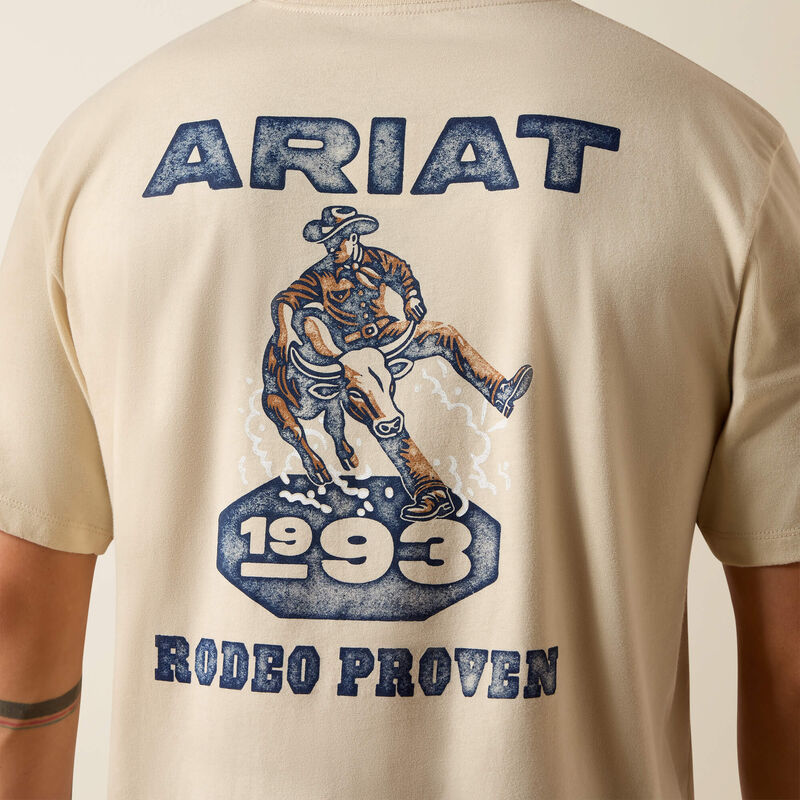 Ariat Proven Stamp Classic Fit T-Shirt-NATURAL