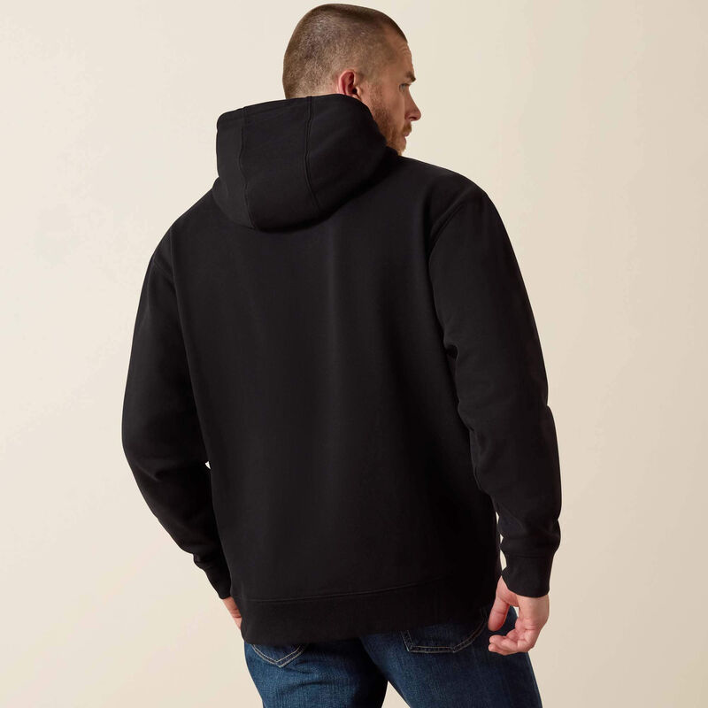 Ariat Embossed Logo Hoodie-Black
