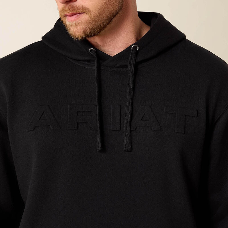 Ariat Embossed Logo Hoodie-Black