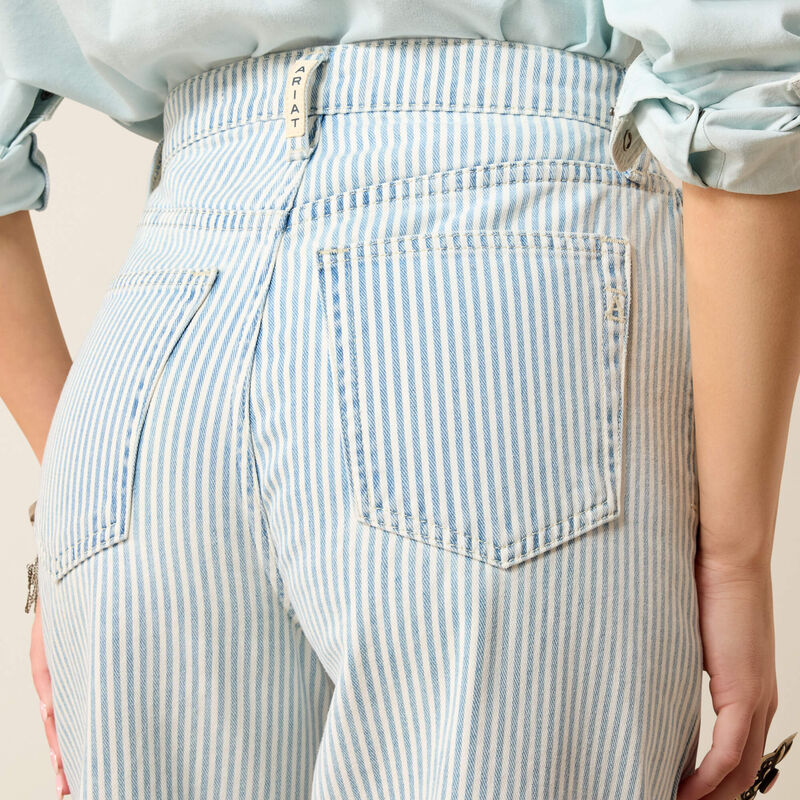 Ultra High Rise Jazmine Wide Leg Jeans-BLUE WHITE DENIM STRIPE