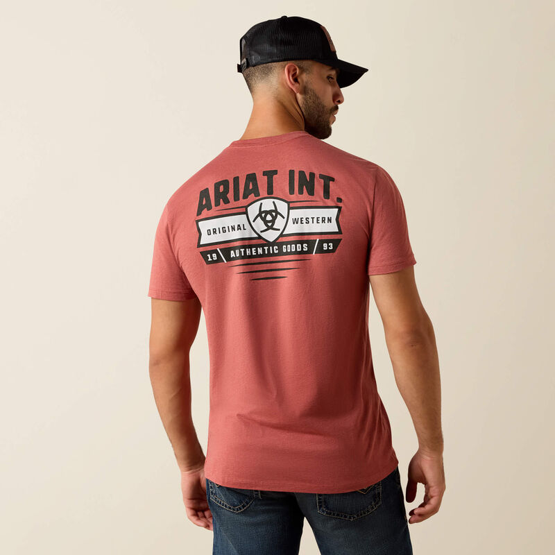 MNS Ariat Banner Badge T-Shirt