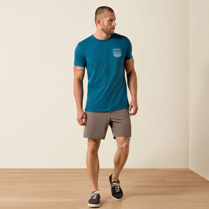 Ariat Stripe Patriotic Badge T-Shirt