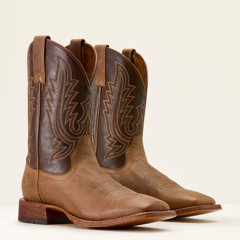 County Roads Wide Square Toe Cowboy Boot