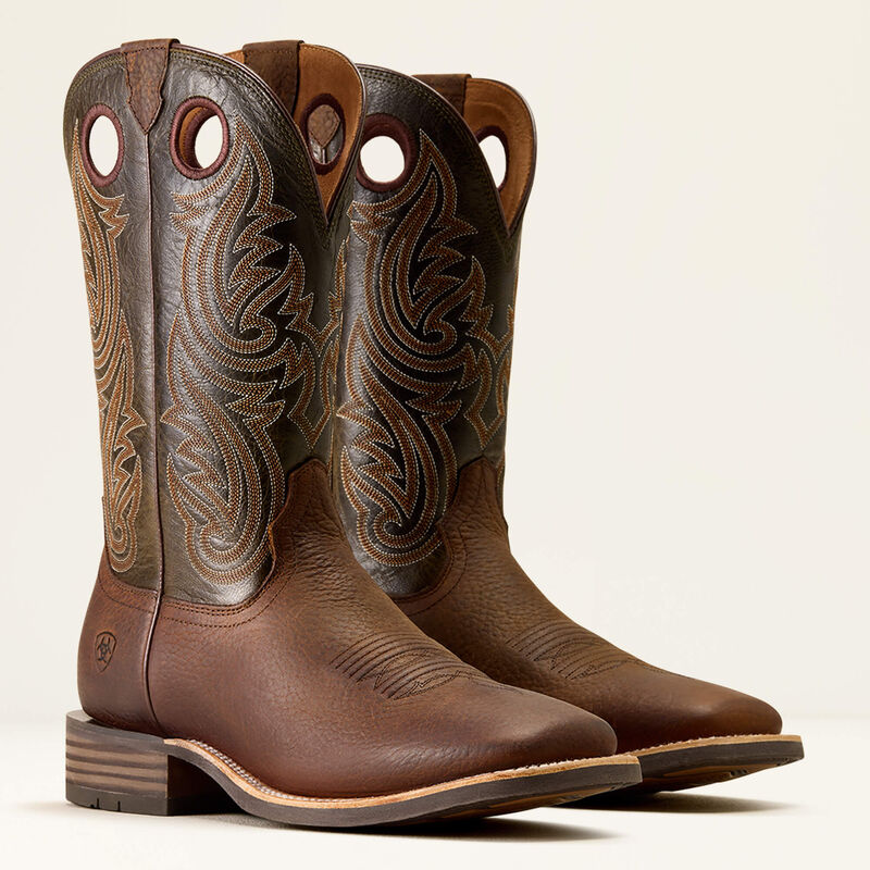 Highland Toughstock Wide Square Toe Cowboy Boot