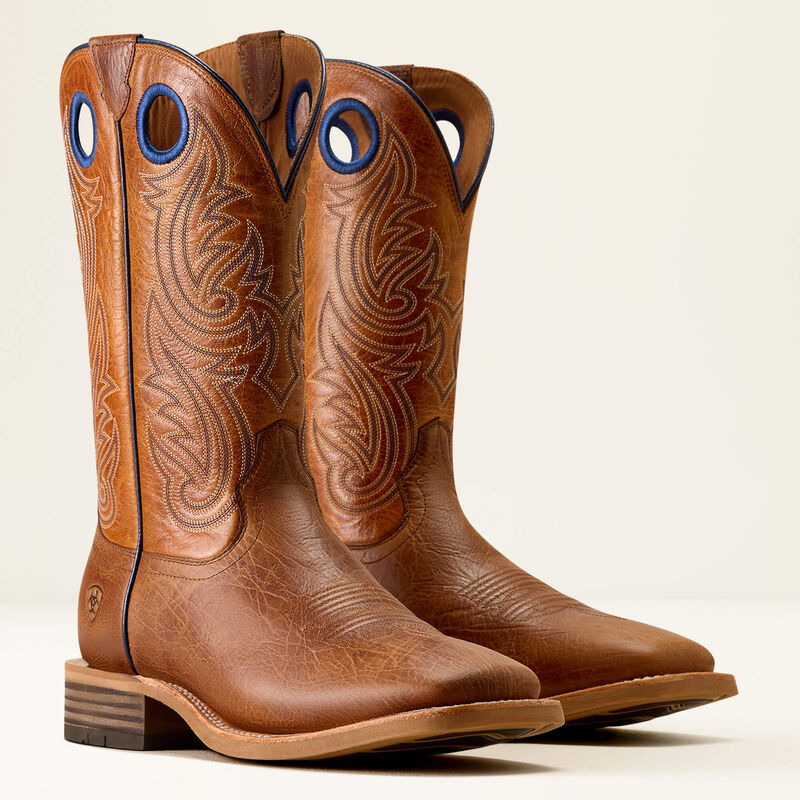 Highland Toughstock Wide Square Toe Cowboy Boot