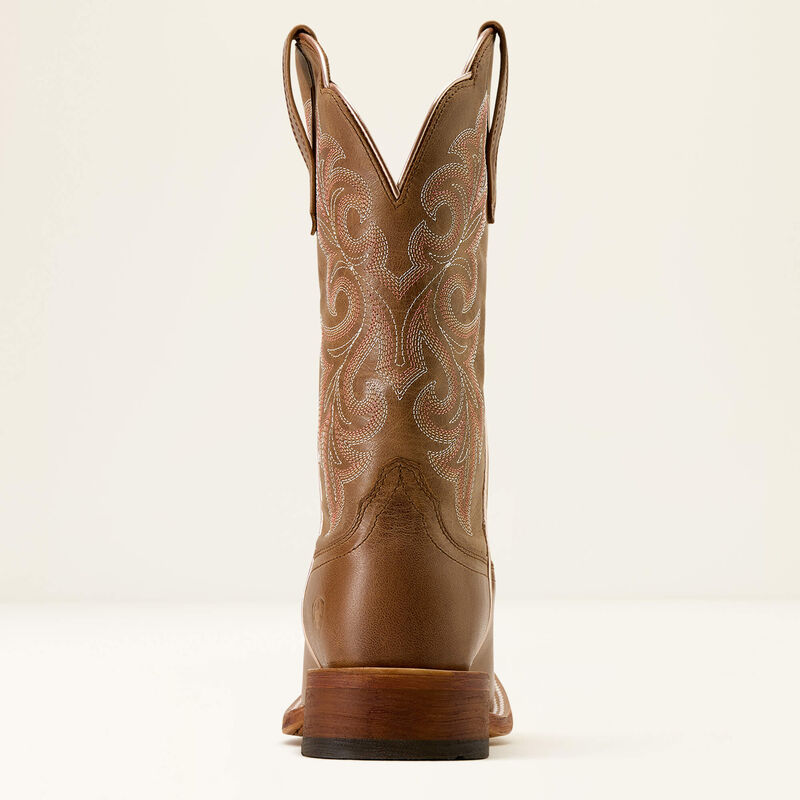 County Lane Wide Square Toe Western Boot-NATURAL TAN