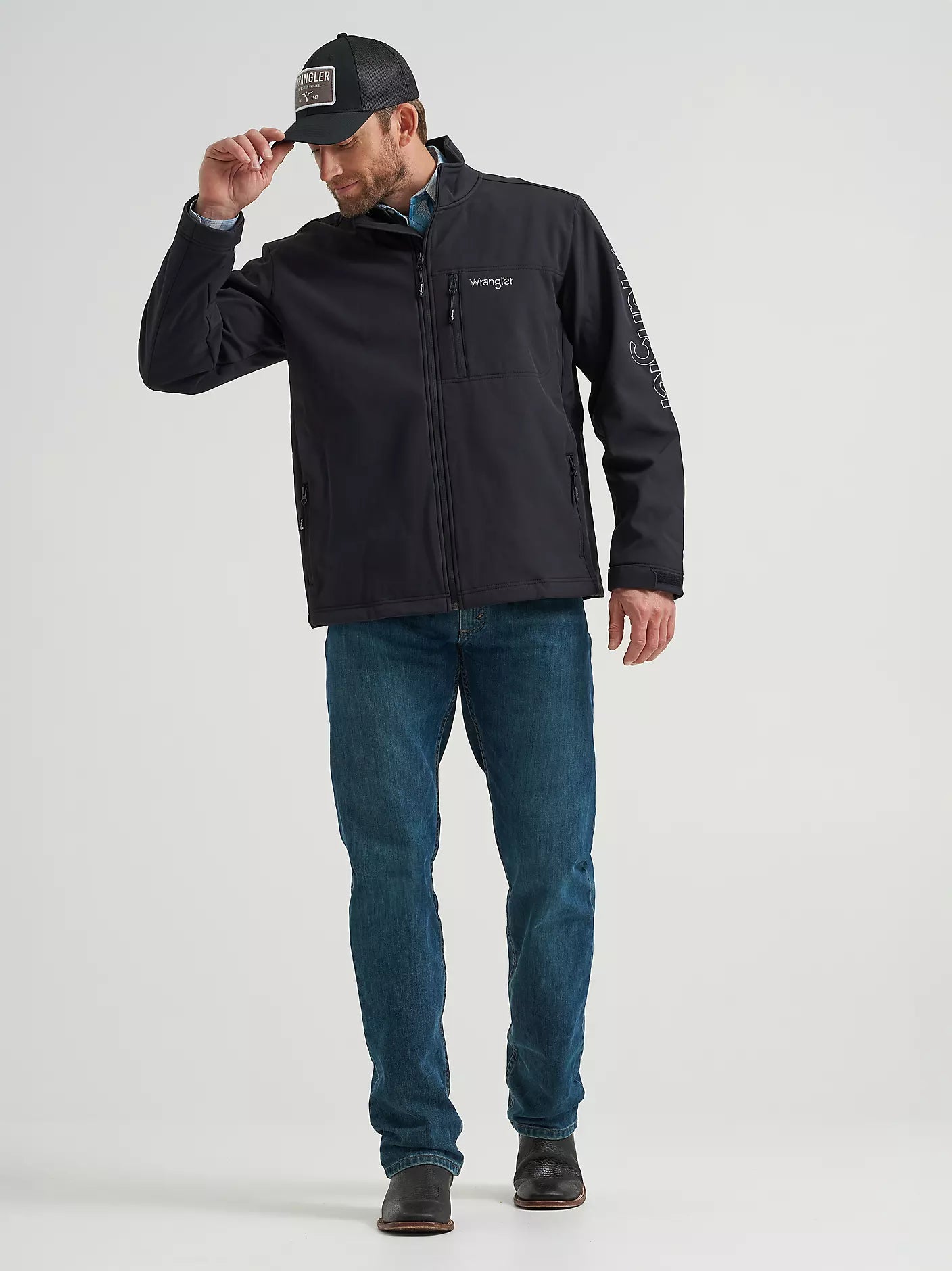 Men's Wrangler® Trail Jacket- Blackout