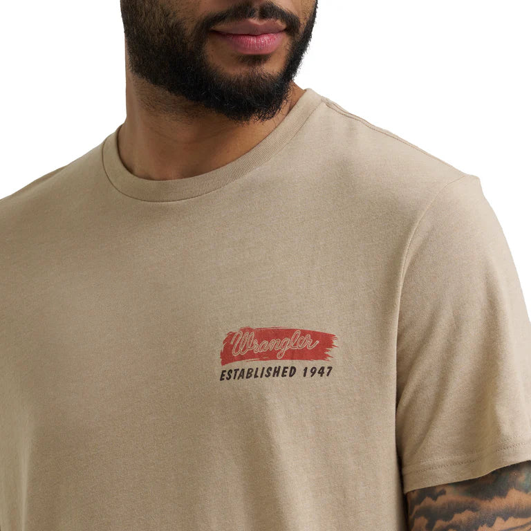 Wrangler Long Live Cowboys Men's Short Sleeve Graphic T-Shirt