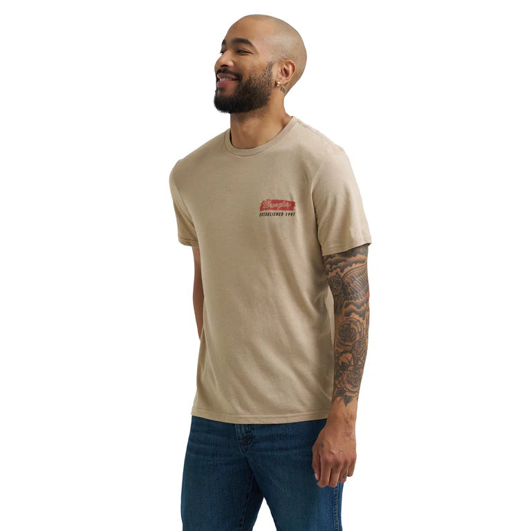Wrangler Long Live Cowboys Men's Short Sleeve Graphic T-Shirt