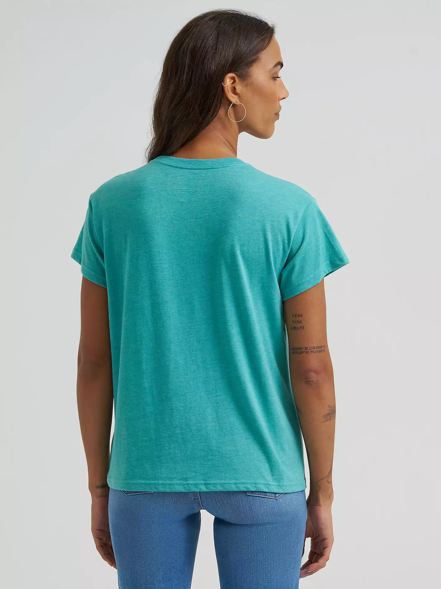 Women's W Mountains Reg Fit Tee- Latigo Bay