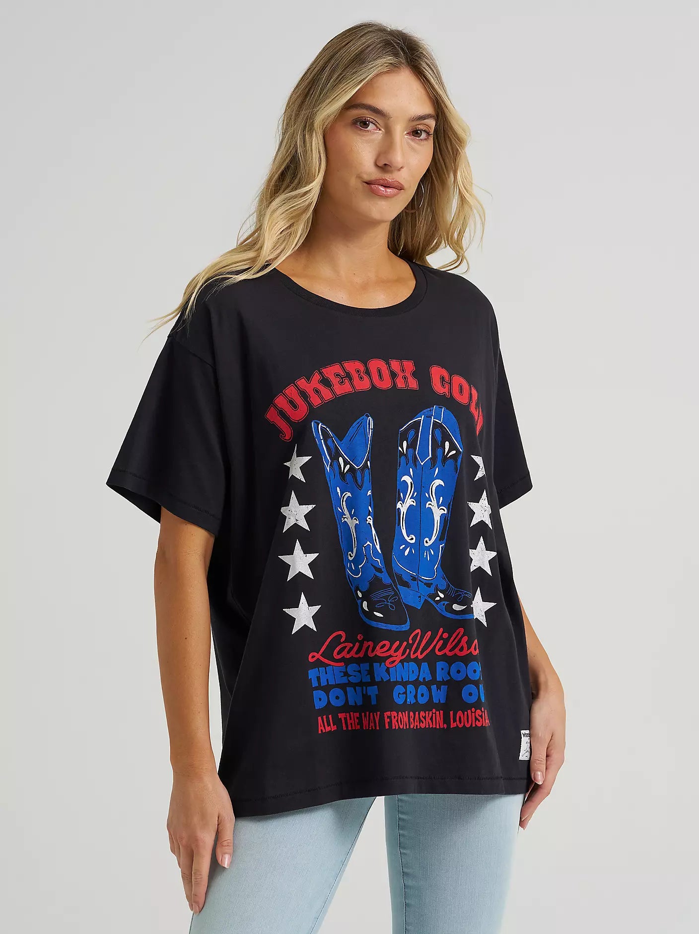 Wrangler x Lainey Wilson Jukebox Gold Oversized Tee
