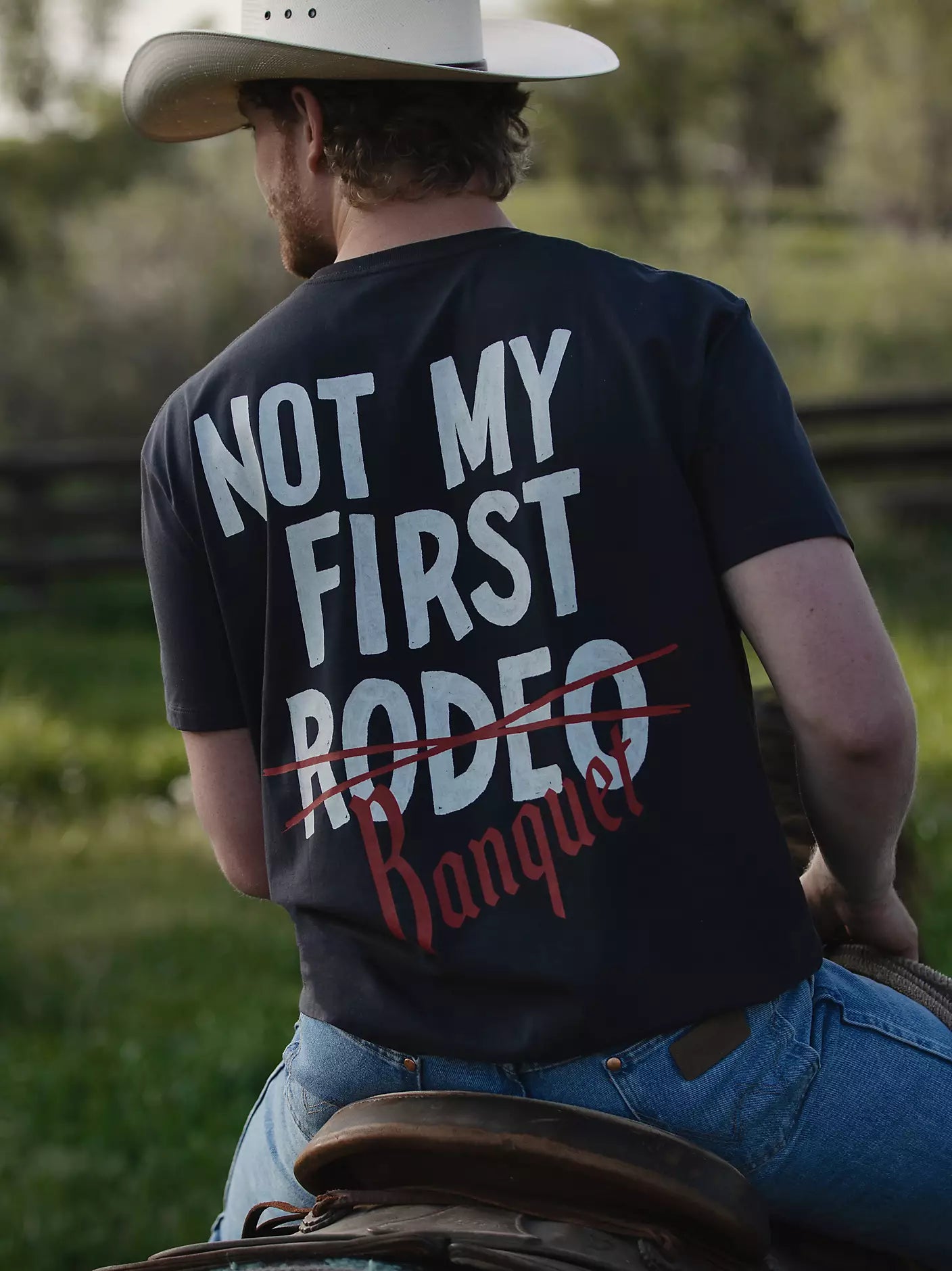 Wrangler X Coors Banquet Not my First Rodeo T-Shirt