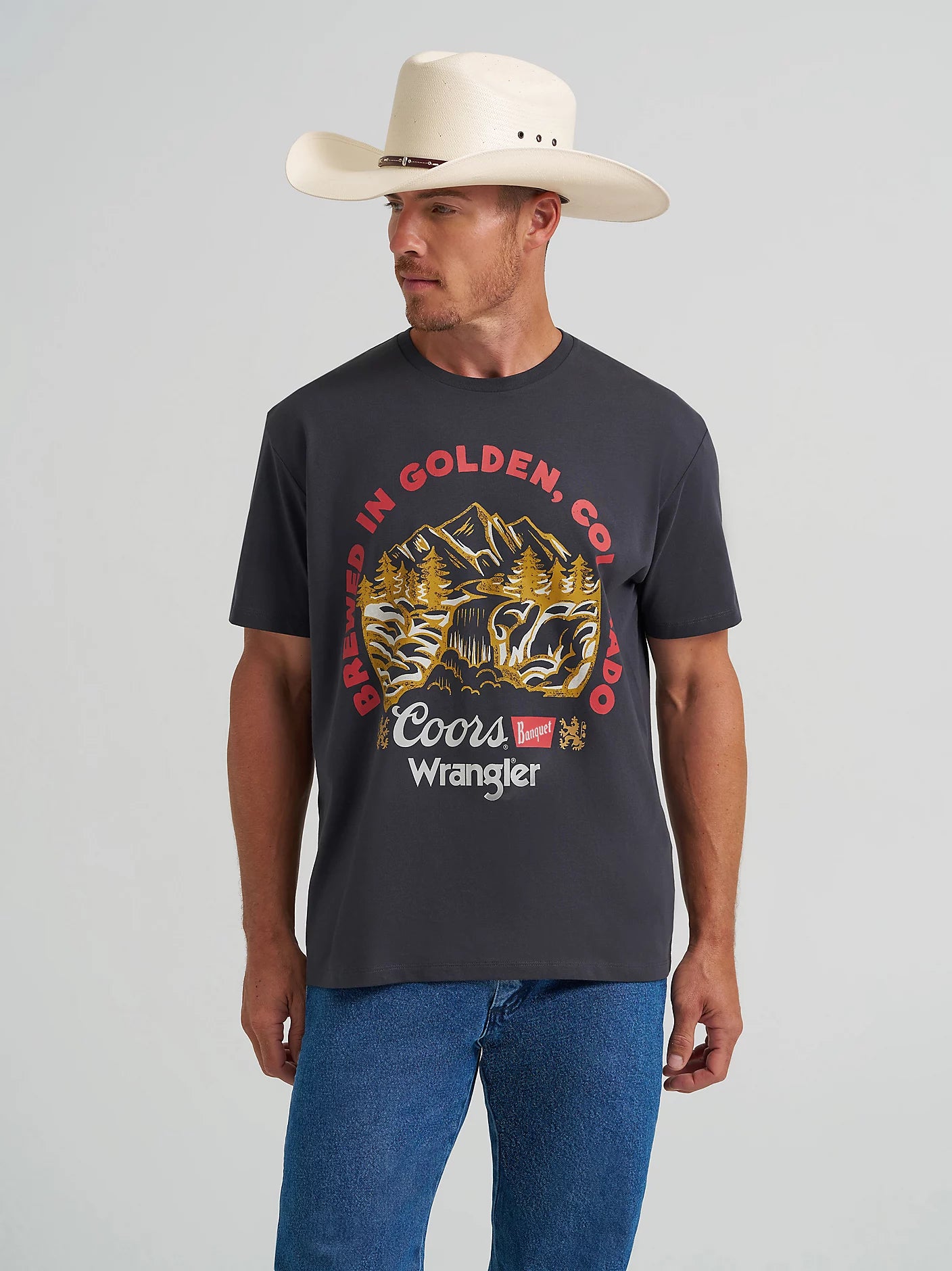Wrangler X Coors Banquet Served Everywhere T-Shirt