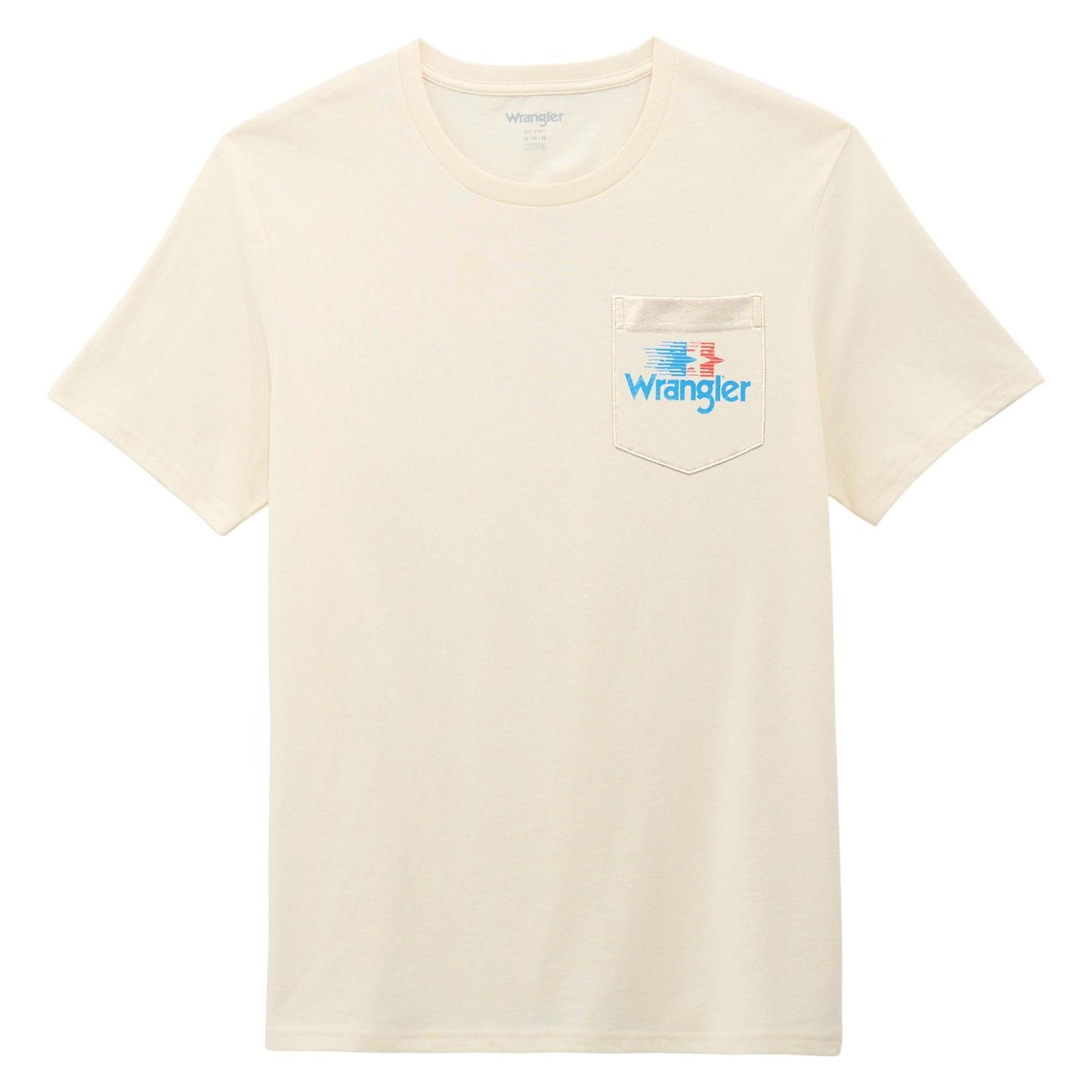 Wrangler® Graphic Short Sleeve T-Shirt - Regular Fit - Antique White - 112375724