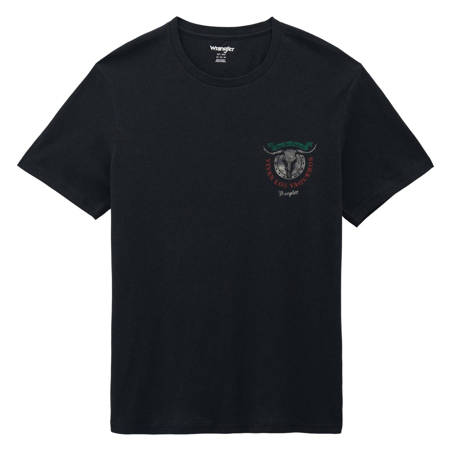 Wrangler® Graphic Short Sleeve T-Shirt - Regular Fit - Jet Black - 112375728