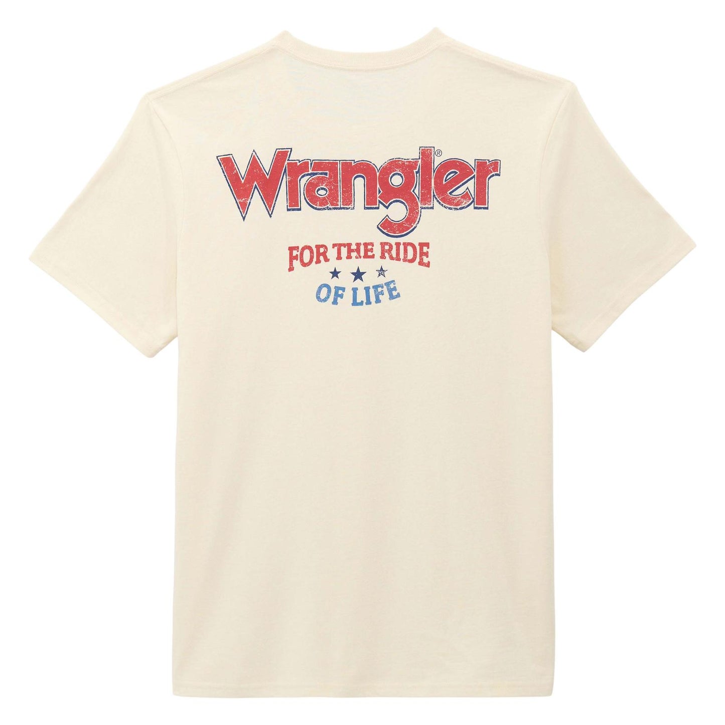 Wrangler® Graphic Short Sleeve T-Shirt - Regular Fit - Antique White - 112375740