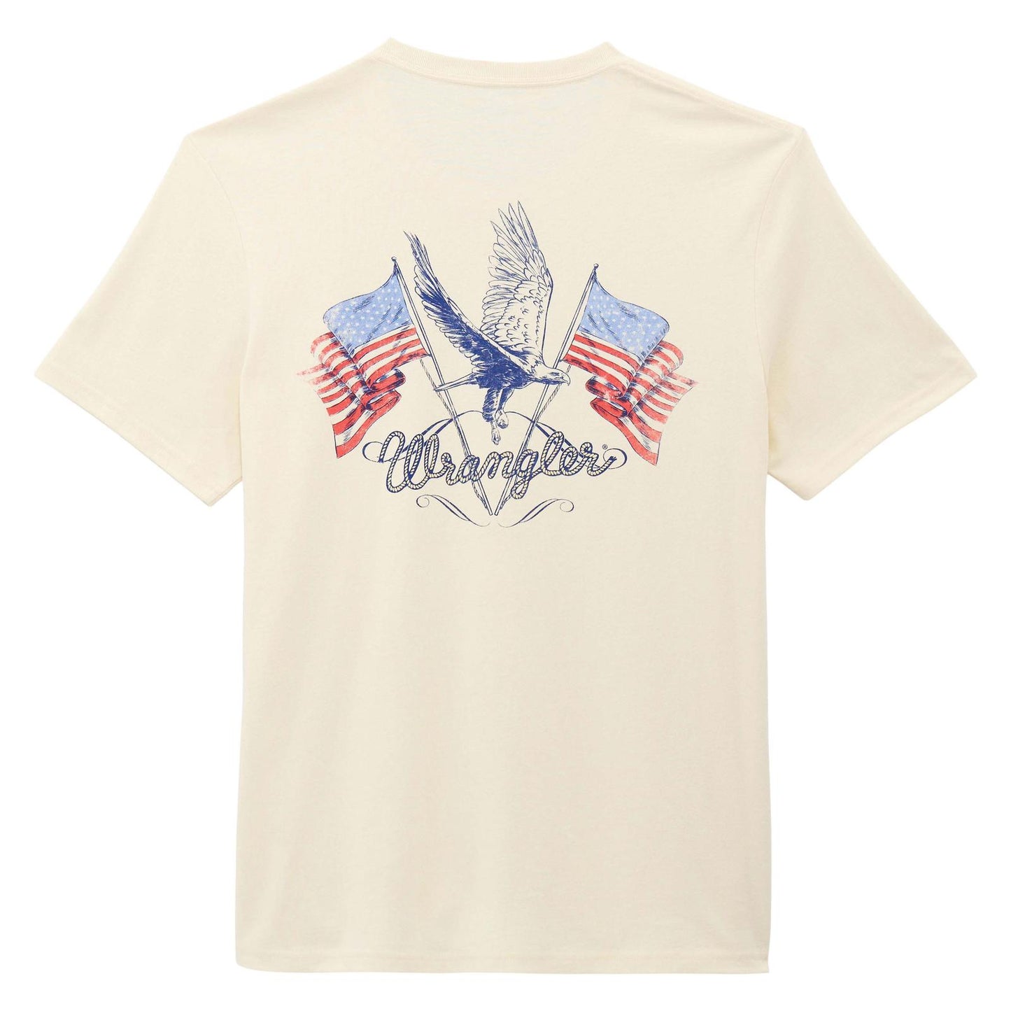 Wrangler® Graphic Short Sleeve T-Shirt - Regular Fit - Antique White - 112375805