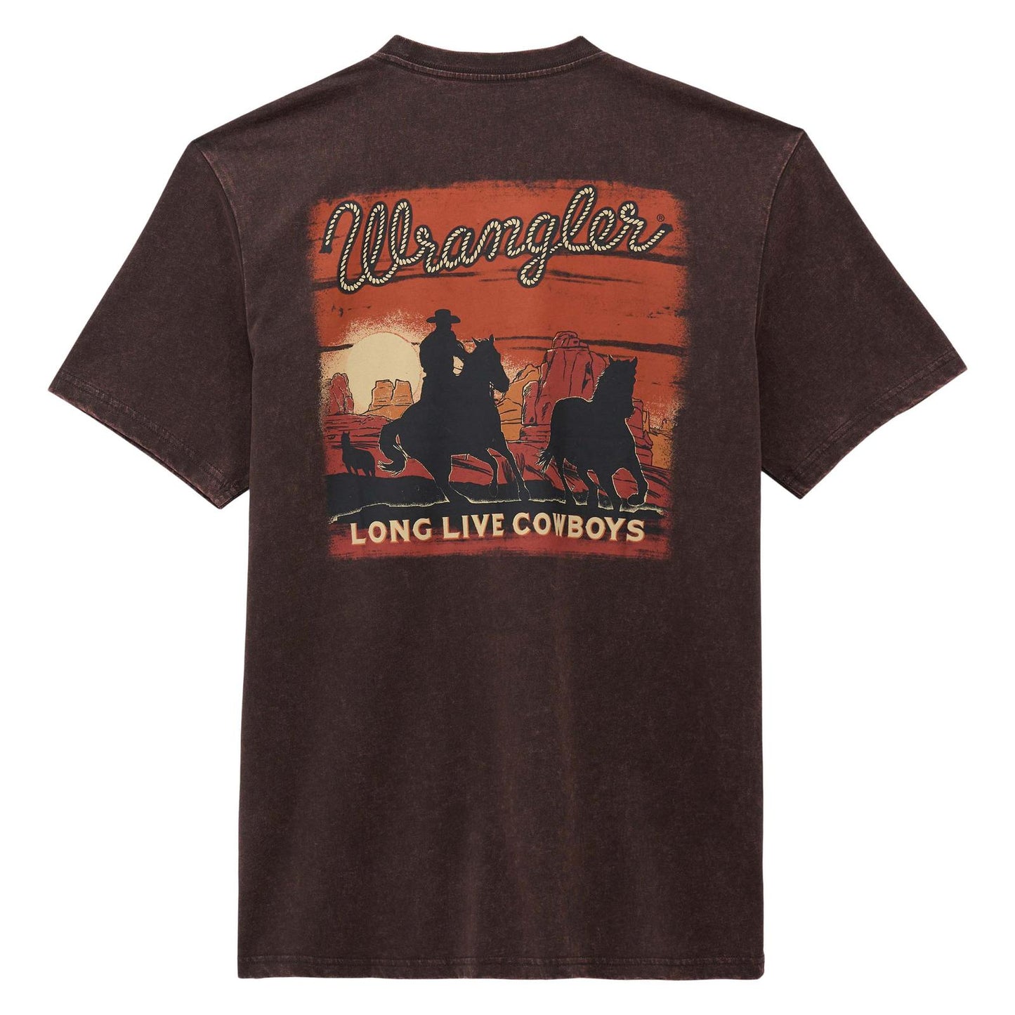 Wrangler® Graphic Short Sleeve T-Shirt - Regular Fit - Mole - 112375842