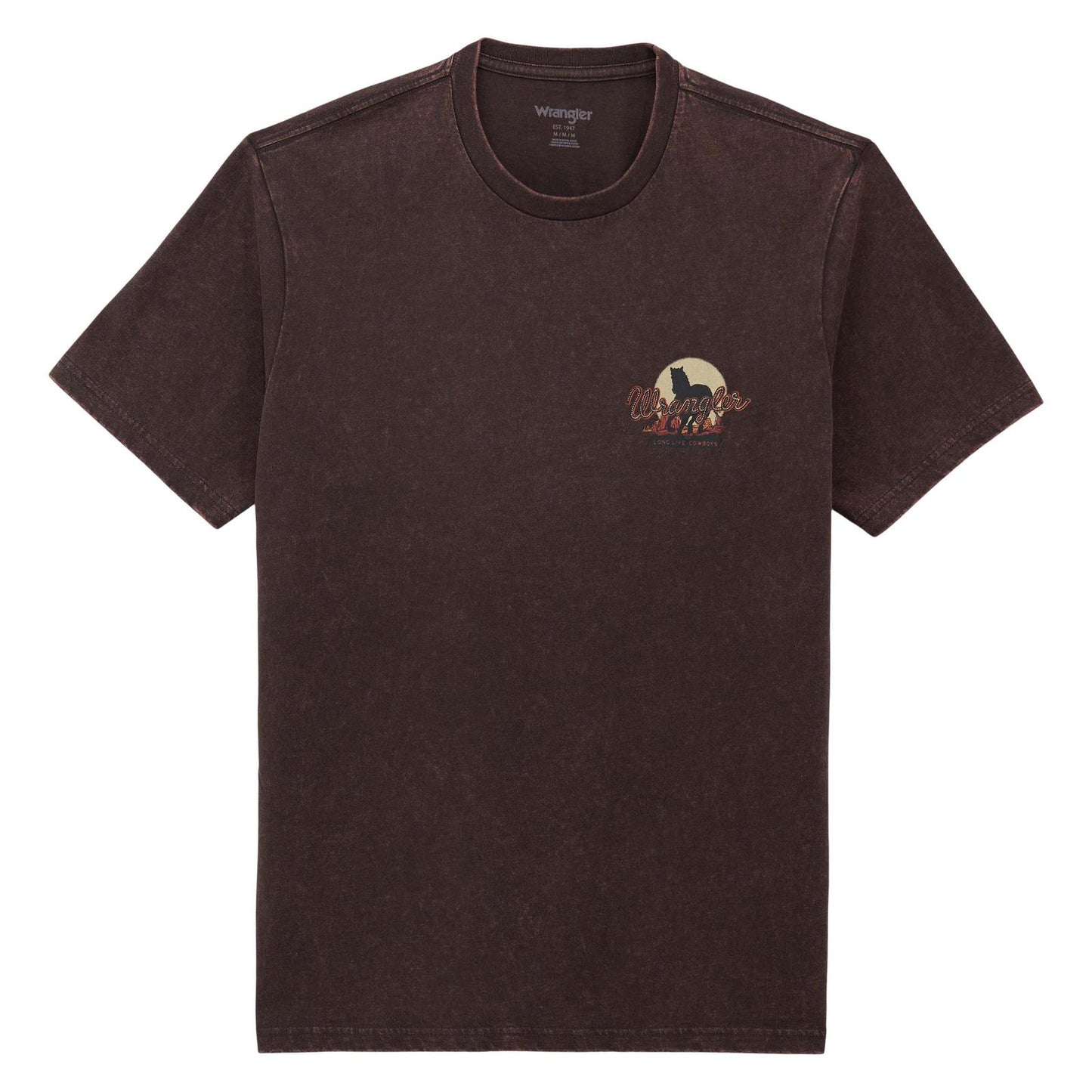 Wrangler® Graphic Short Sleeve T-Shirt - Regular Fit - Mole - 112375842