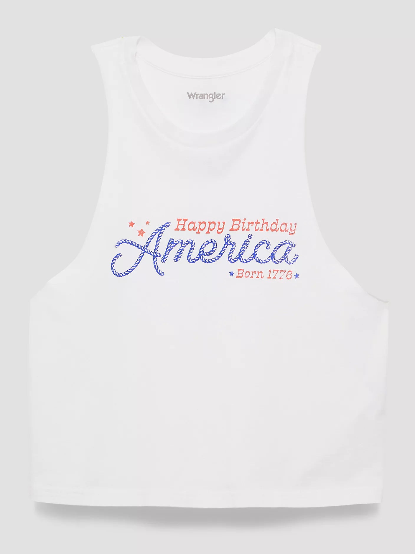 Wrangler Happy Birthday America Graphic Festival Tank