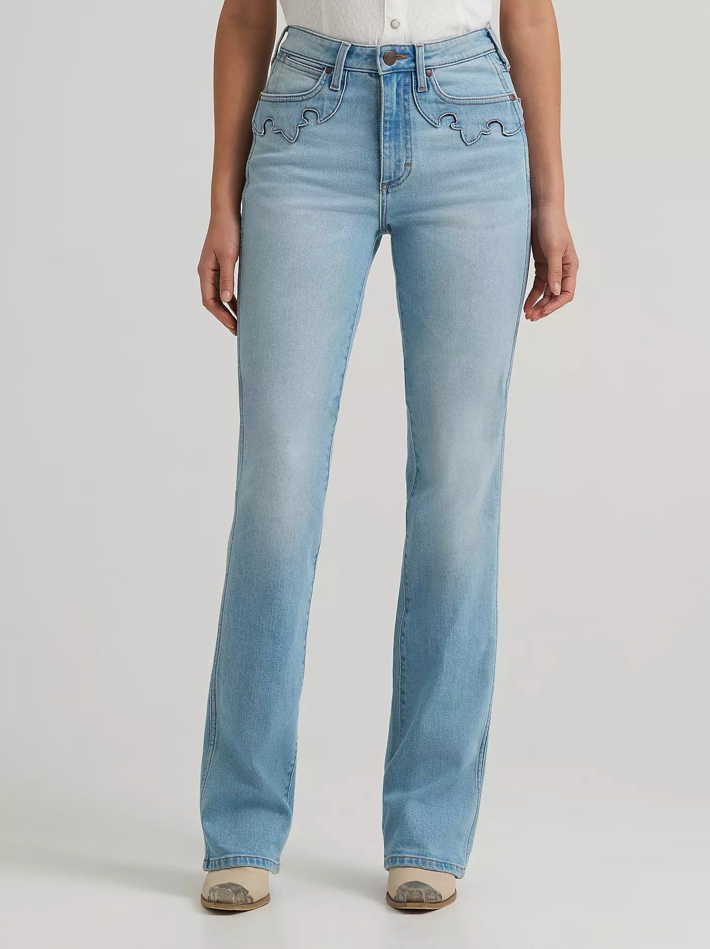 Women's Wrangler Retro® Bailey High Rise Embellished Bootcut Jean