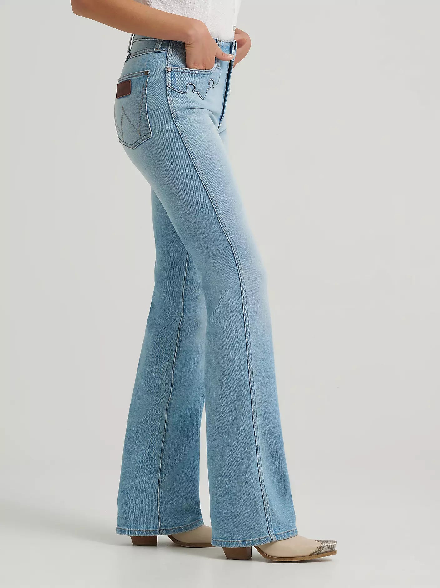 Women's Wrangler Retro® Bailey High Rise Embellished Bootcut Jean