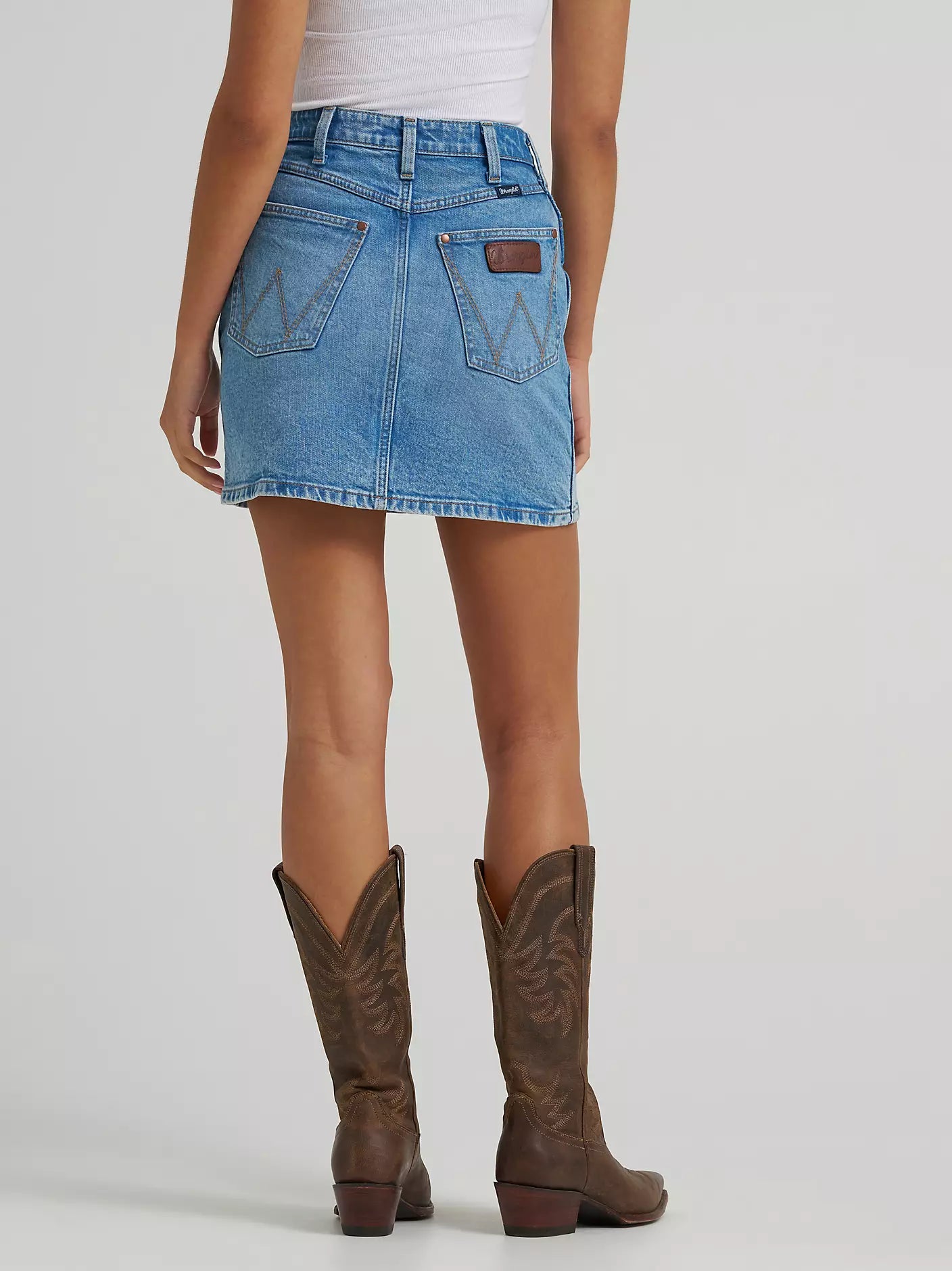 Women's Wrangler Retro® Bailey Denim Skirt-Mikayla