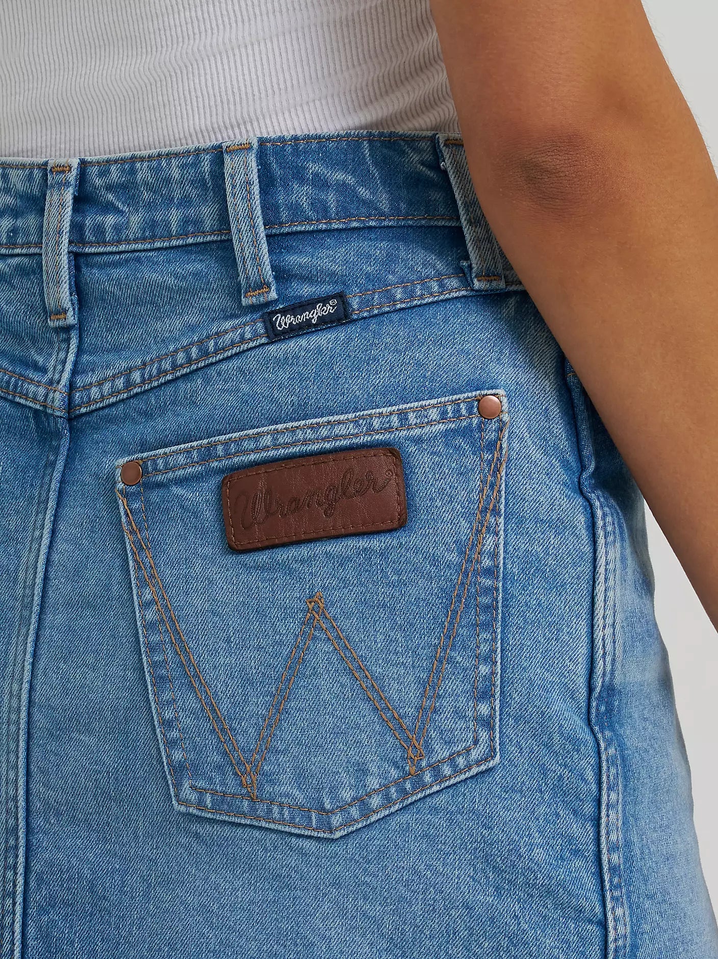 Women's Wrangler Retro® Bailey Denim Skirt-Mikayla