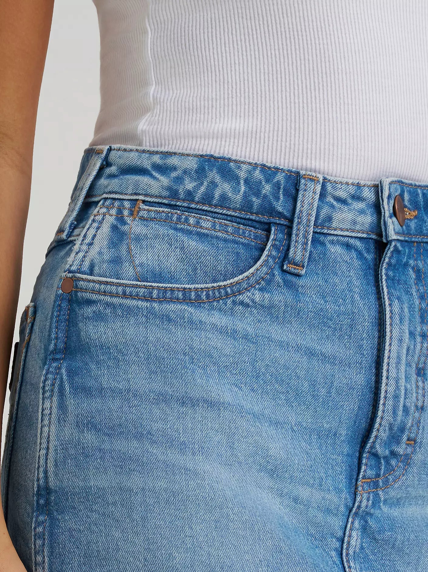 Women's Wrangler Retro® Bailey Denim Skirt-Mikayla