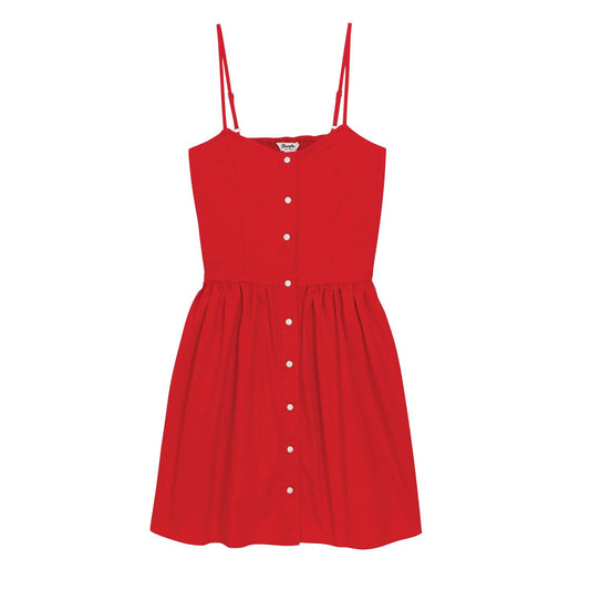 Wrangler Retro® Americana Sleeveless Snap Dress - Red - 112379499