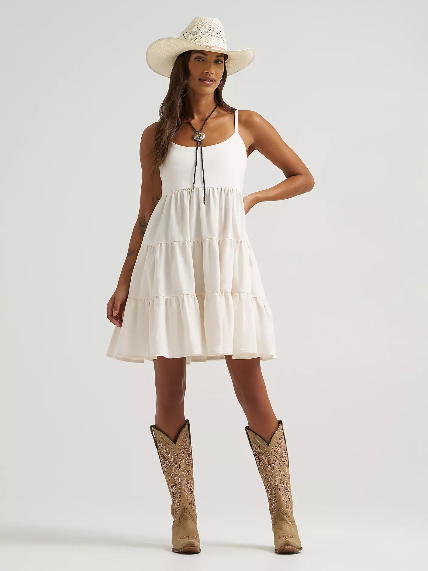 Women's Wrangler Strappy Tiered Dress