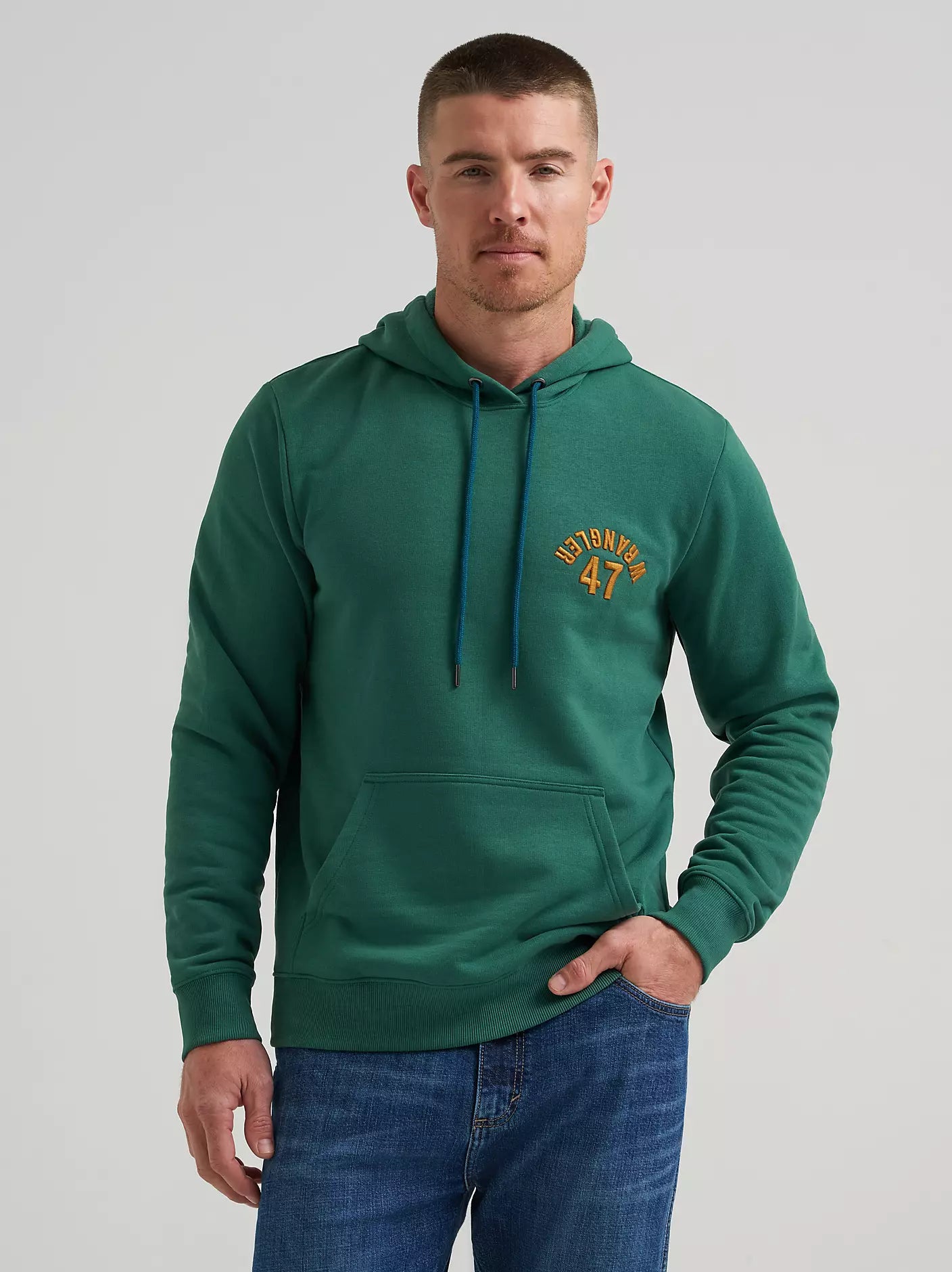WRANGLER Upside Down Wrangler Graphic Hoodie