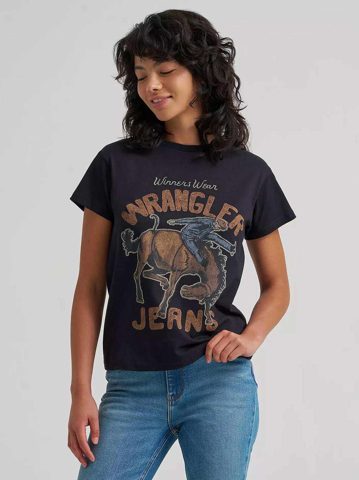 Wrangler Throwback Cowgirl Retro Reg Fit Graphic Tee 112379665