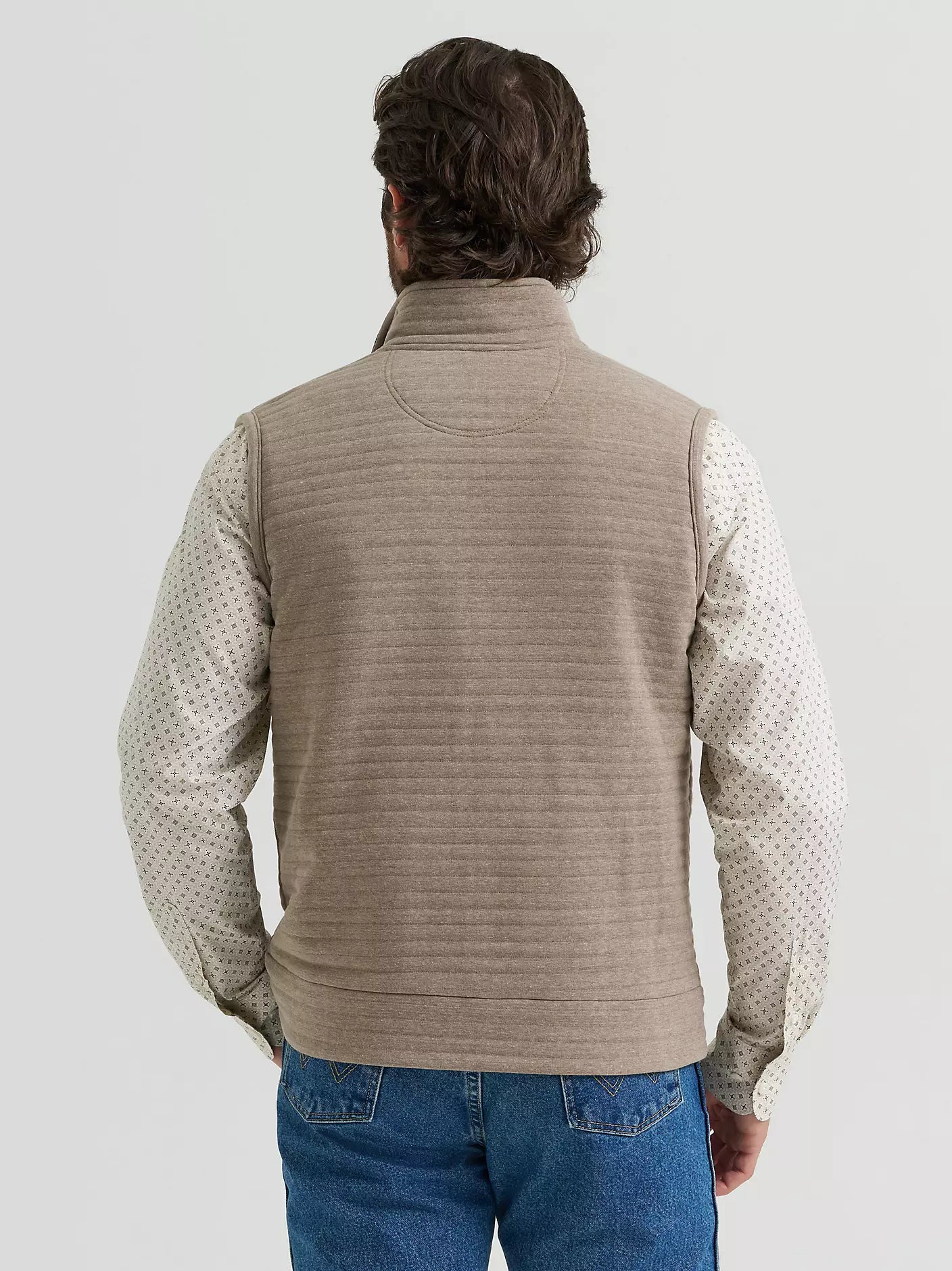 Wrangler Men's George Strait Zip Front Solid Knit Vest-112381930