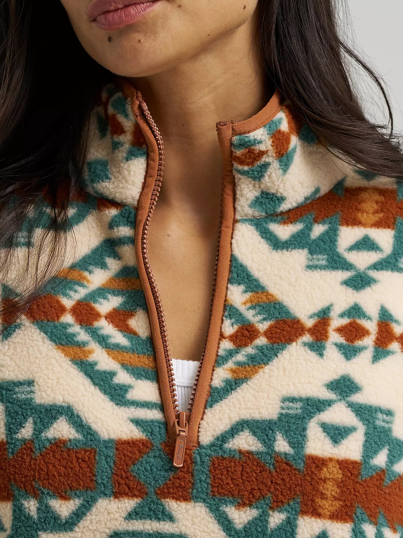 Women's Wrangler High Plains Sherpa Zip Pullover-112382729