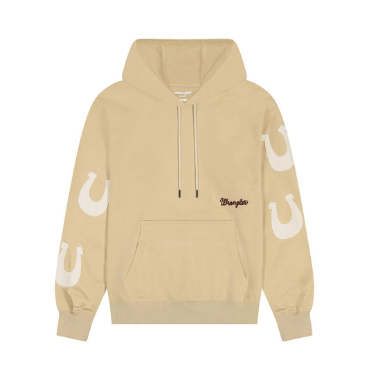 Wrangler® Western Hoodie - Regular Fit - Pebble - 112383983