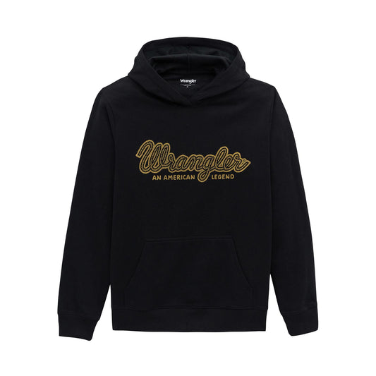 Wrangler® Western Hoodie - Regular Fit - Black Beauty - 112383995