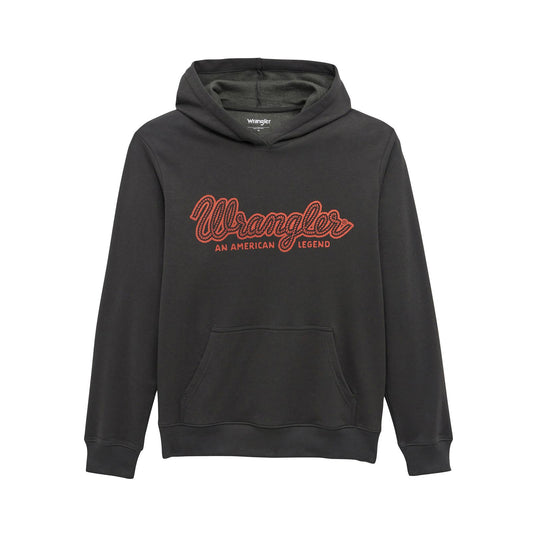 Wrangler® Western Hoodie - Regular Fit - Dark Shadow - 112383997