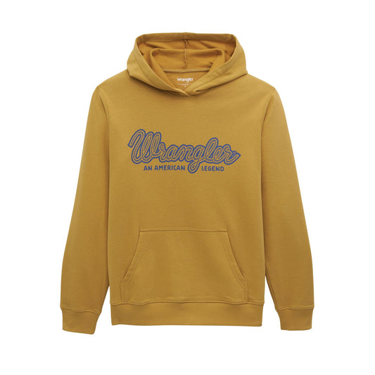 Wrangler® Western Hoodie - Regular Fit - Pale Gold - 112383998