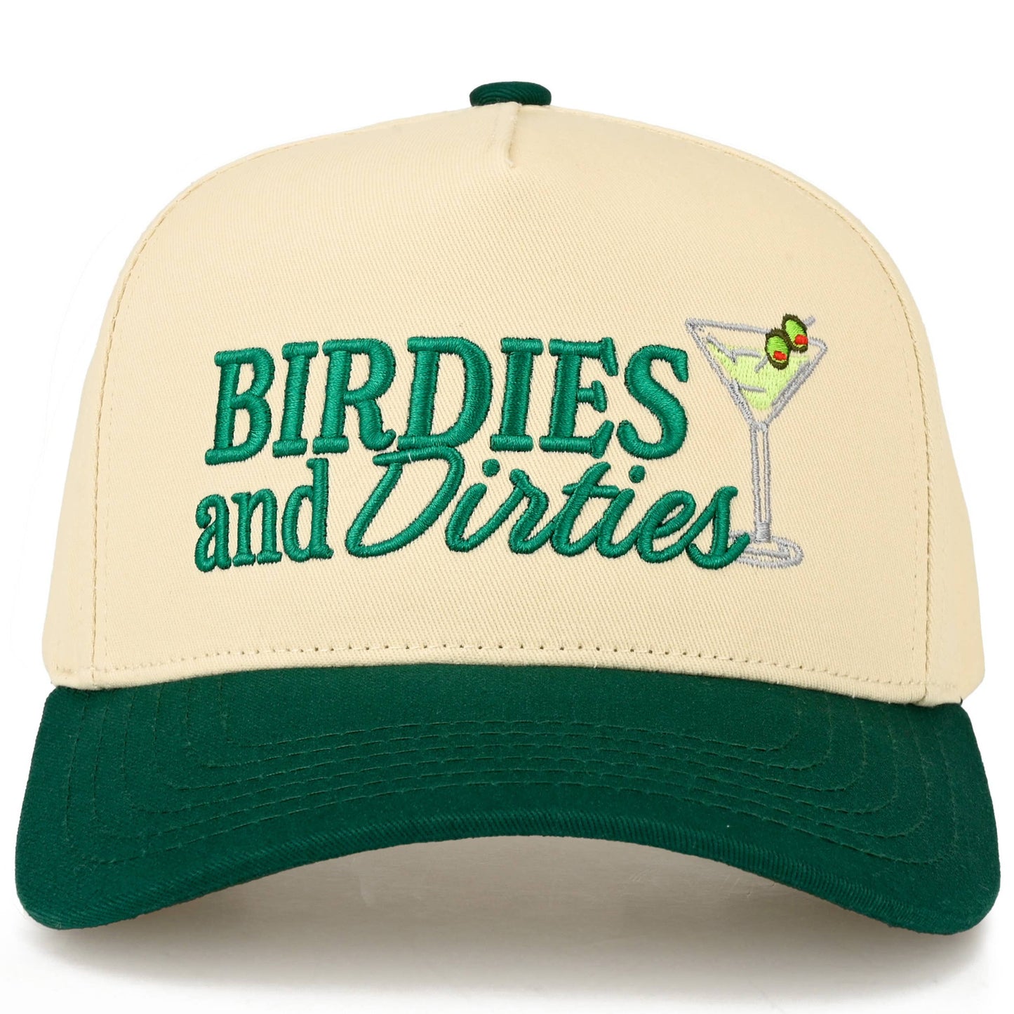 C.C BIRDIES AND DIRTIES Letter on Two Tone Trucker Hat