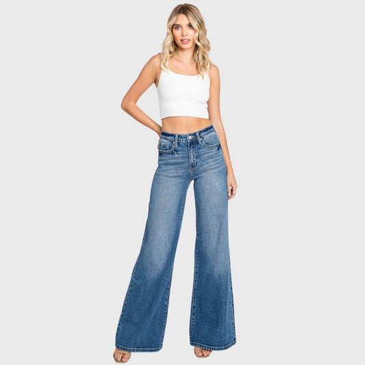 P1081F-MD SUPER SOFT TOUCH HIGH RISE COMFORT WIDE FLARE