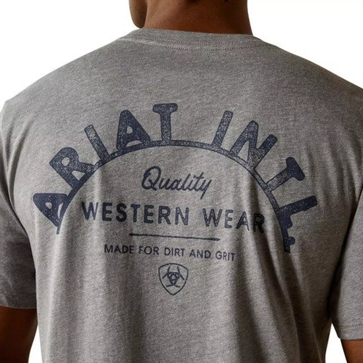 MNS Ariat Iron Ranch Arch T-Shirt/GRAPHITE HEATHER