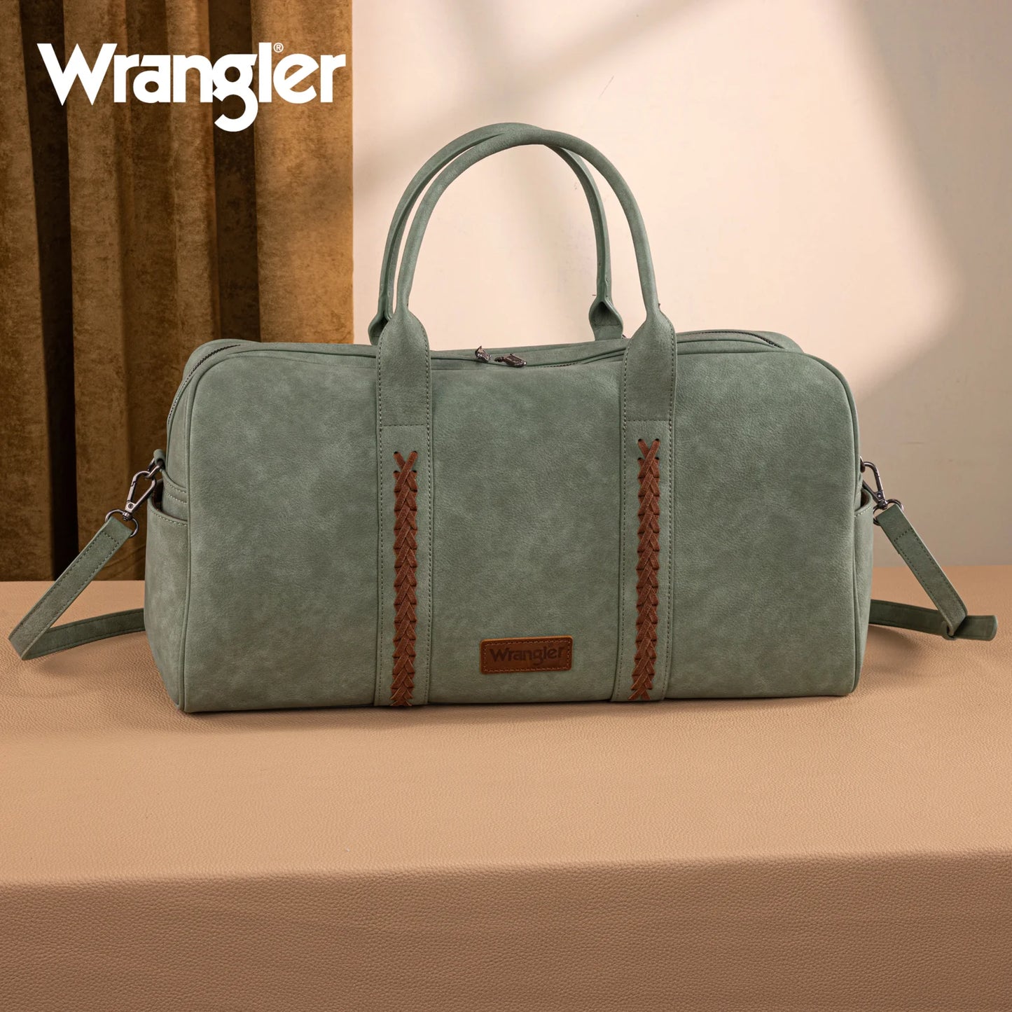 Wrangler Whipstitch Collection Duffle Bag -Green