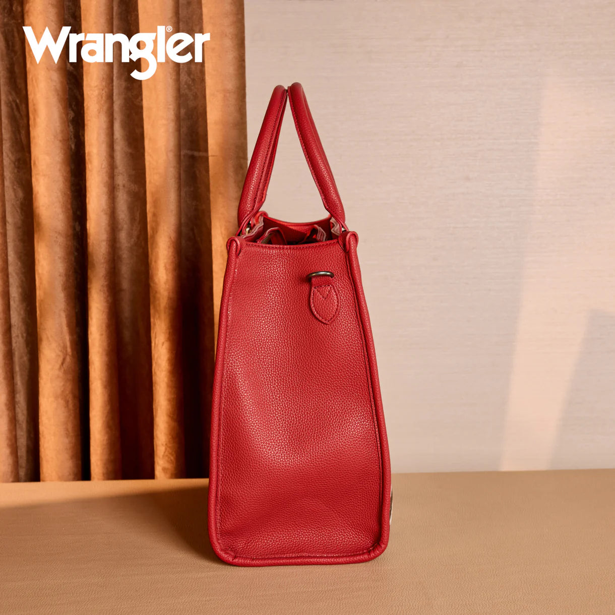 WG389-8119 Wrangler Carry-All Large Tote Work Tote /Crossbody - Cow-Red
